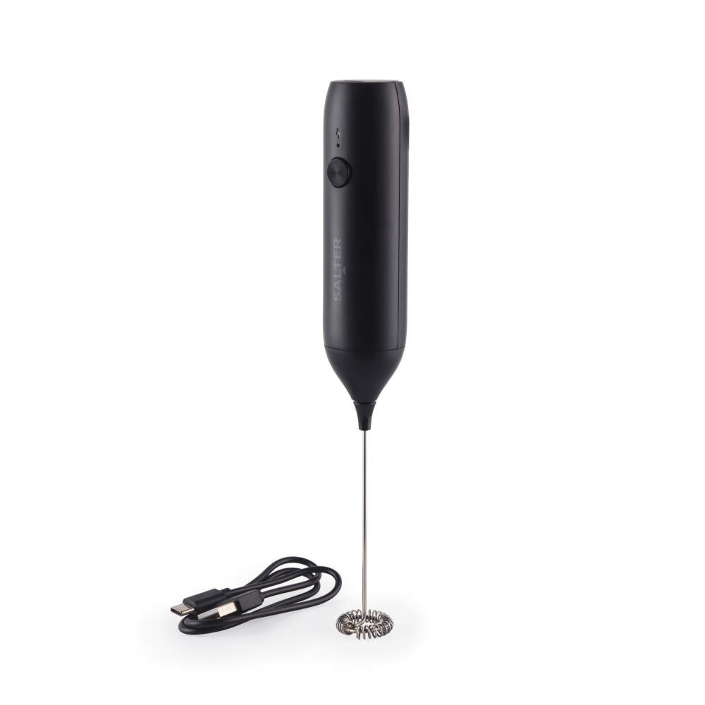 Salter BW14234 Rechargeable Milk Frother, Black