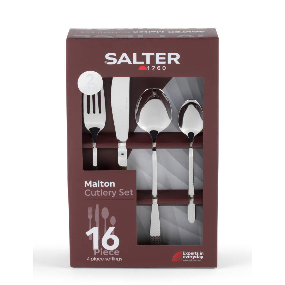 Salter BW113282EU7 Malton 16-Piece Cutlery Set