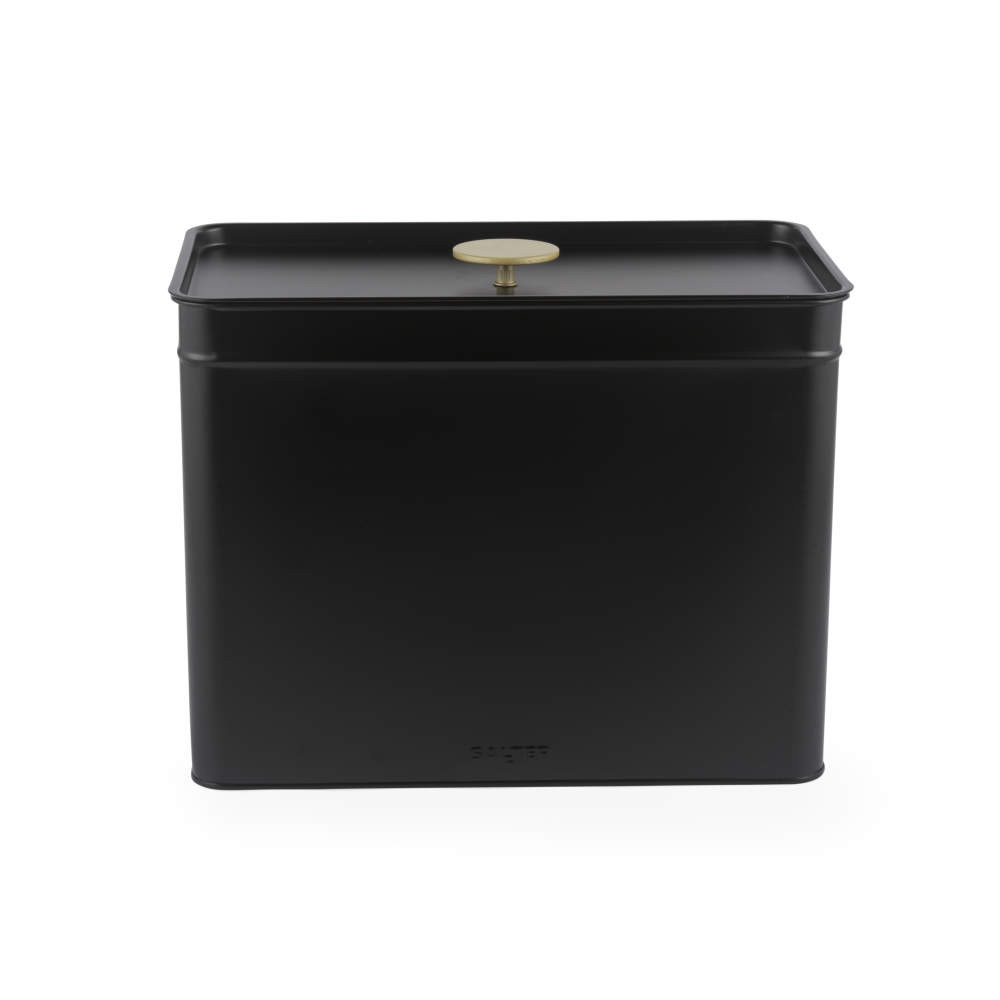 Salter BW14371 Alchemy Bread Bin, Black