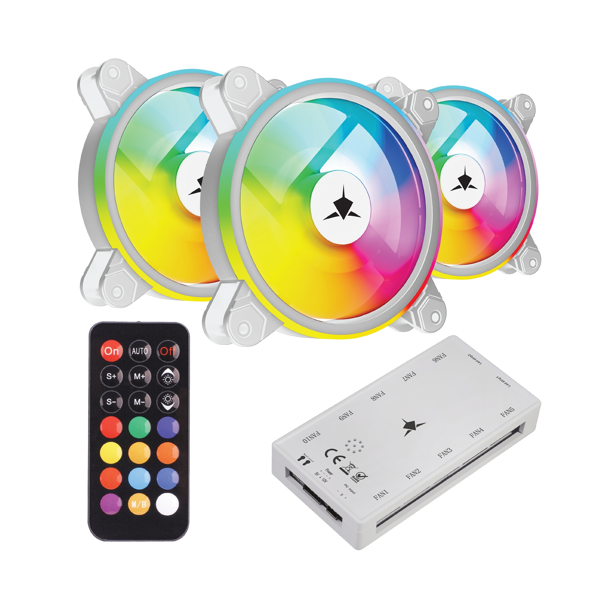 White Shark GCF-S028-005 Nebula-2 White ARGB Kit