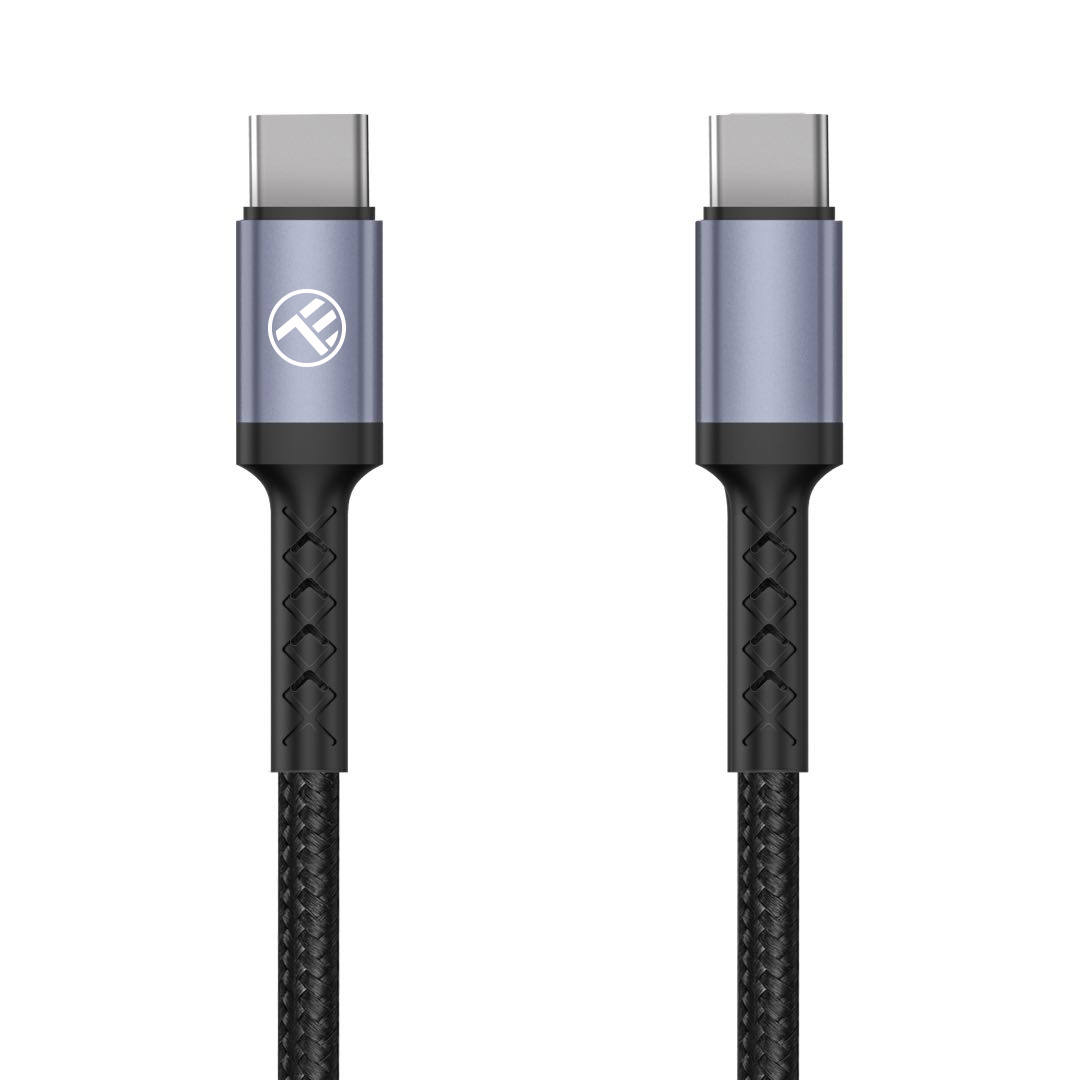 Tellur Type-C to Type-C Cable 3A PD60W 2m Nylon Black