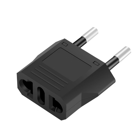 US-EU Adapter, 6A, 125-250V, Bulk
