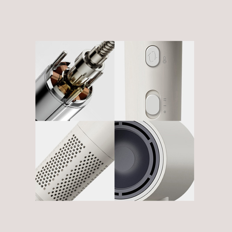 Lovio LVHD001BE Hair Dryer With Ionization AirFlow