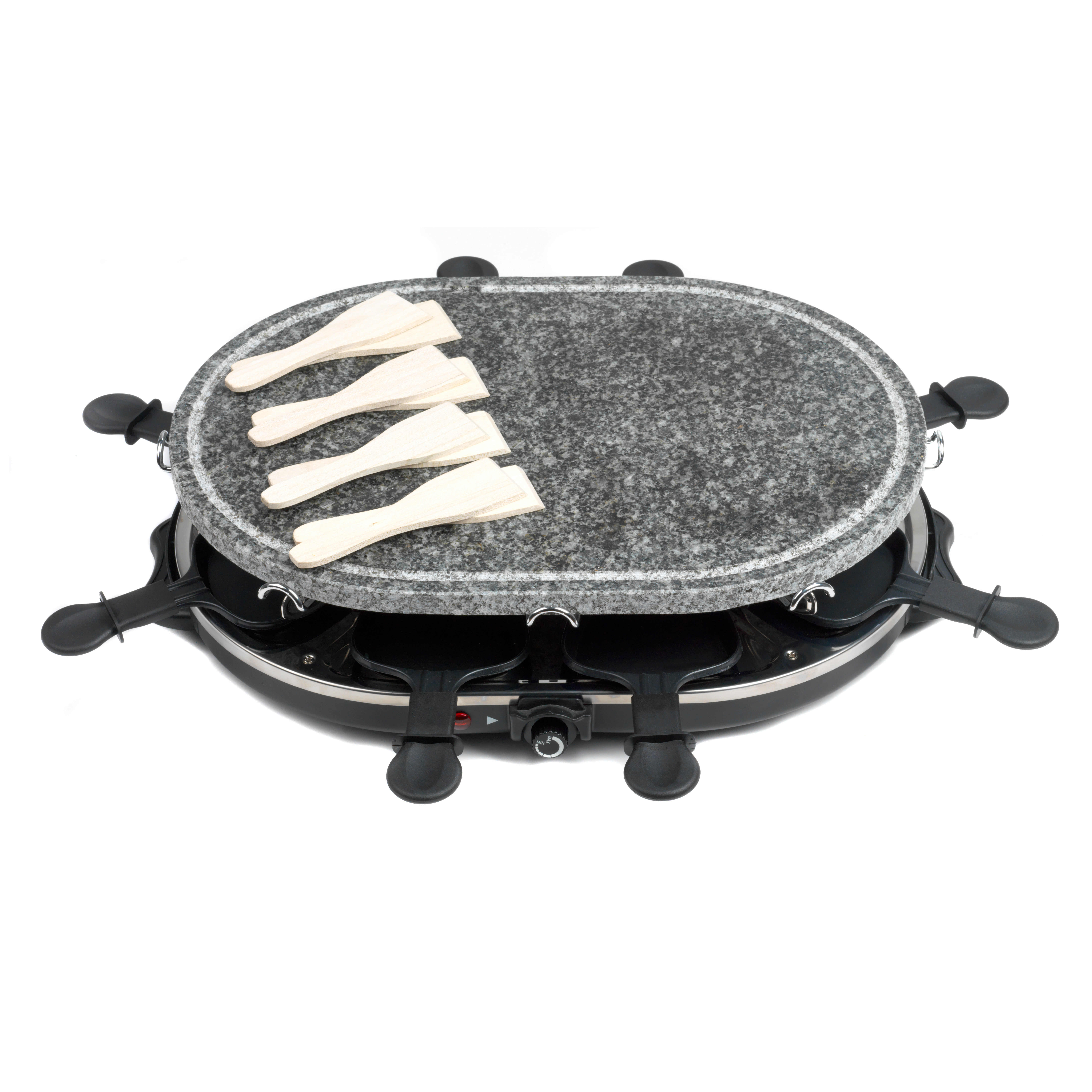 Giles AND Posner EK1872GV2VDE Tabletop Stone Raclette Grill