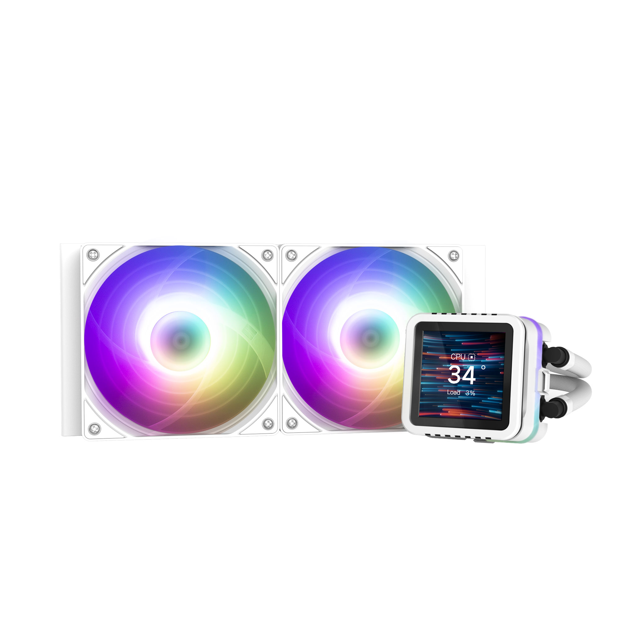 ZALMAN ALPHA2 DS A24, 240mm, White