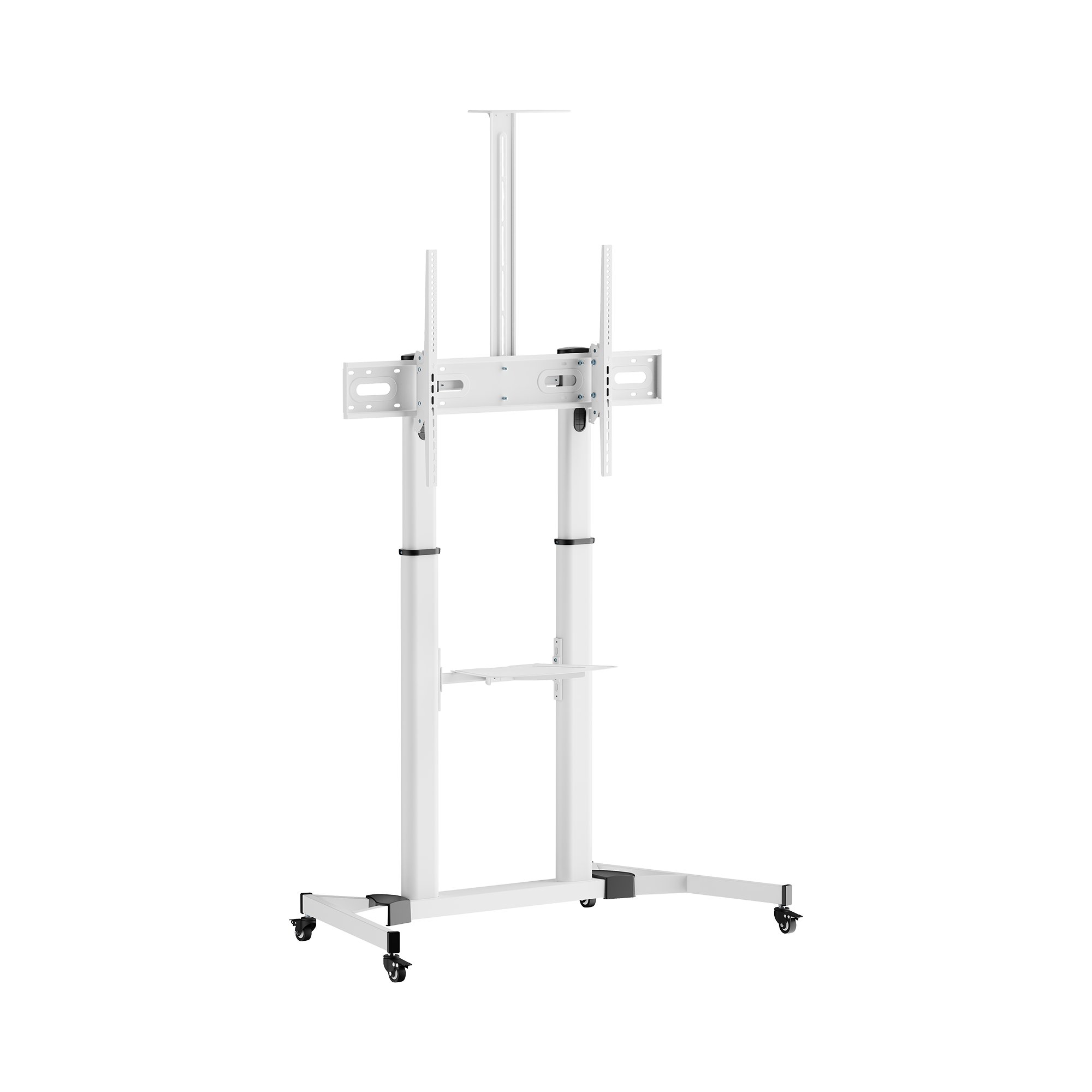 Sbox FS-3610 WHITE Floor Ultra-Large LED TV Stand, 60-100", 100kg, White