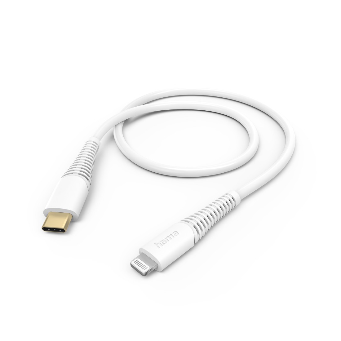 Hama 1.5m white USB-C to Lightning Charging Cable