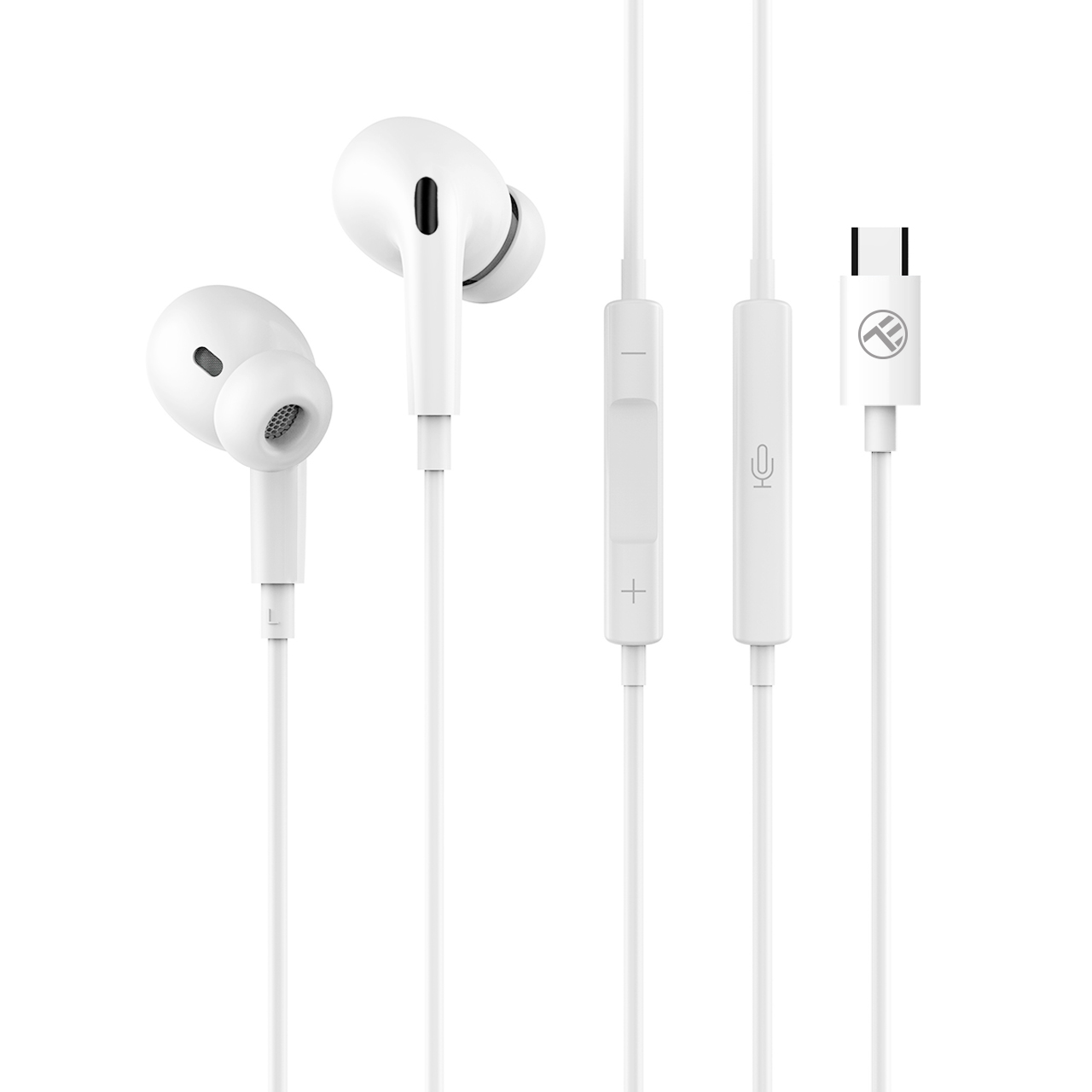 Tellur Attune in-ear headphones Type-C white 