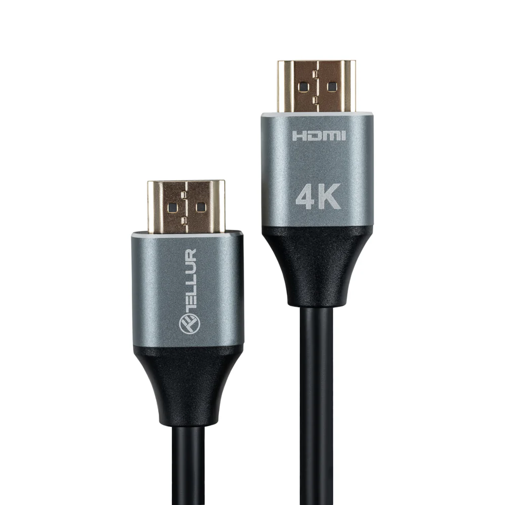 Tellur High Speed HDMI 2.0 cable, 4K 18Gbps plug-and-play Ethernet gold-plated 1.5m black