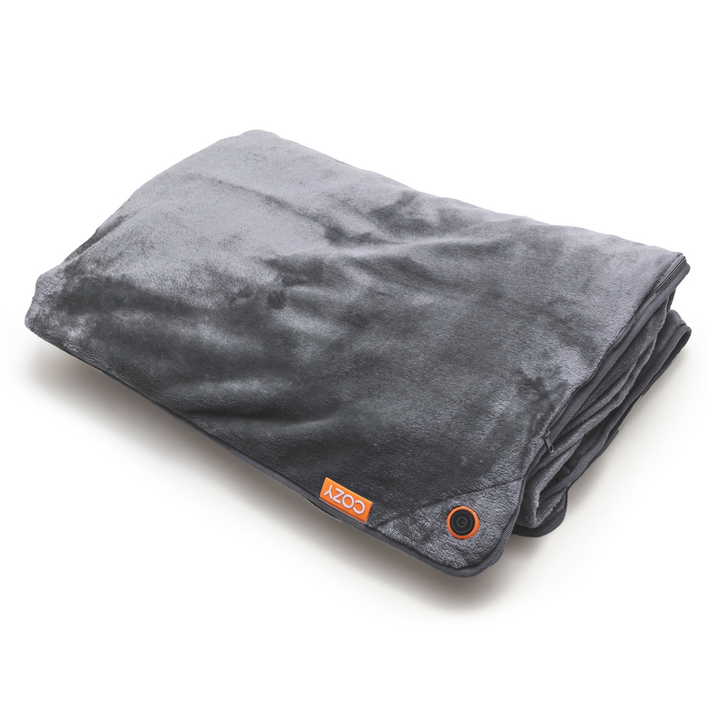 Bodi-Tek BT-BLHT-EU/1.0 COZY Snuggle Heated Throw Blanket 130 x 160cm, Gray
