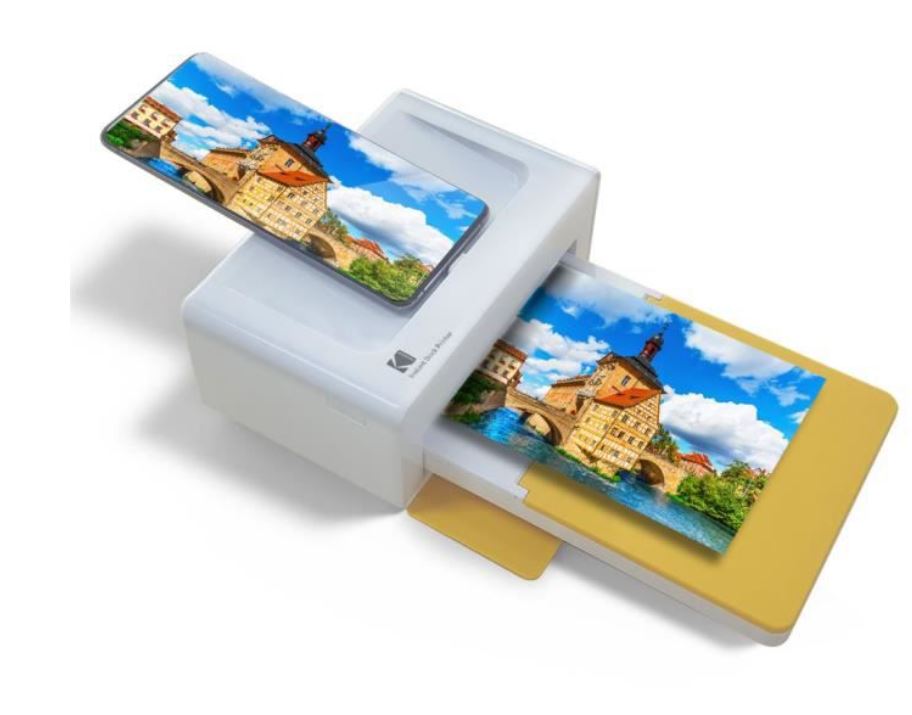 Kodak PD460 Printer Dock Bluetooth Yellow and 10 paper