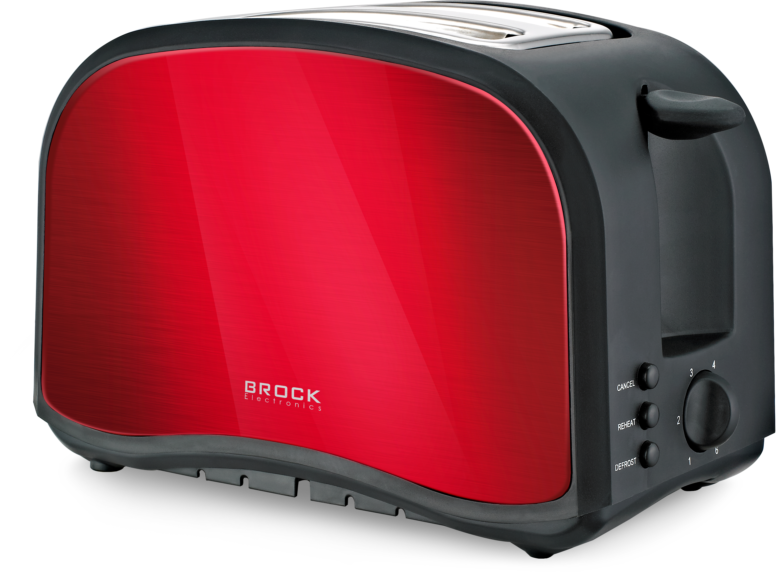 Brock BT 1002 RD Toaster 800W, Red