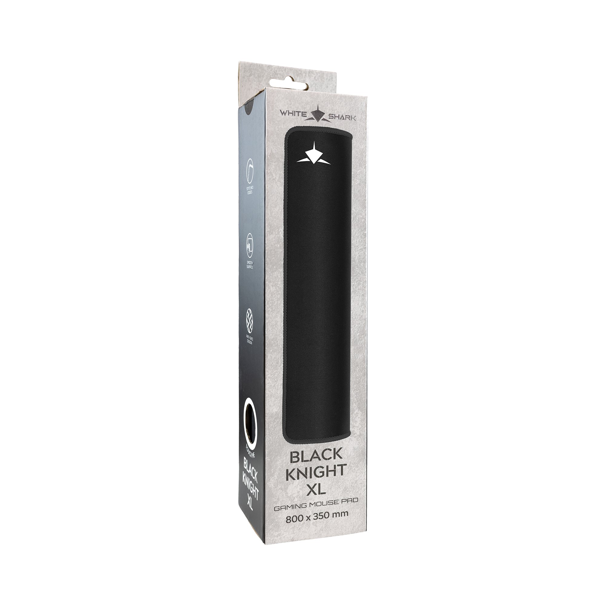 White Shark BLACK KNIGHT XL MP-2103 800x350mm, Black