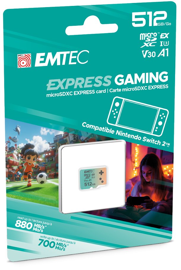 Emtec SDXC 512GB  Express Gaming UHS-I V30 A1
