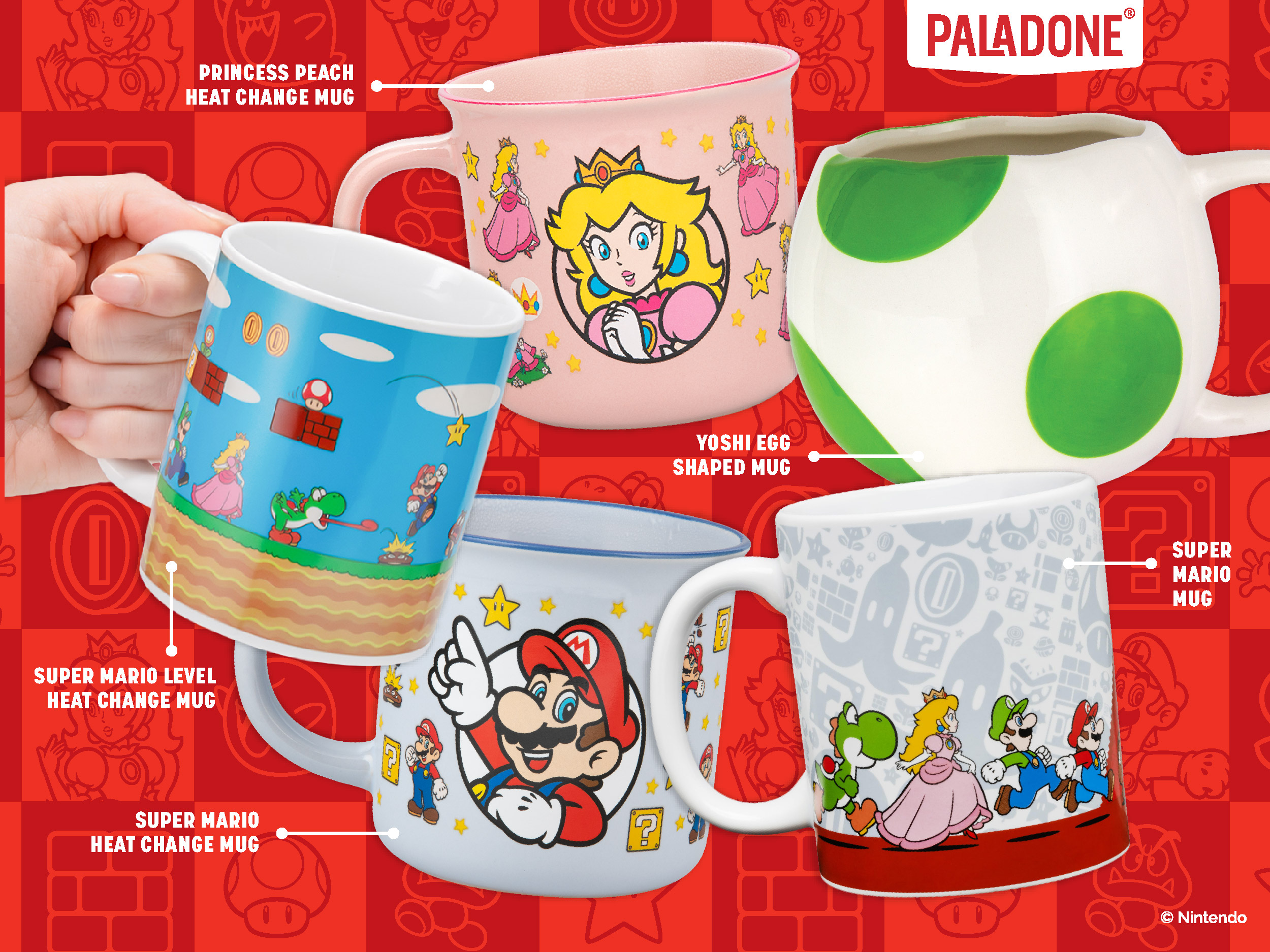 Paladone Yoshi Egg-Shaped Mug