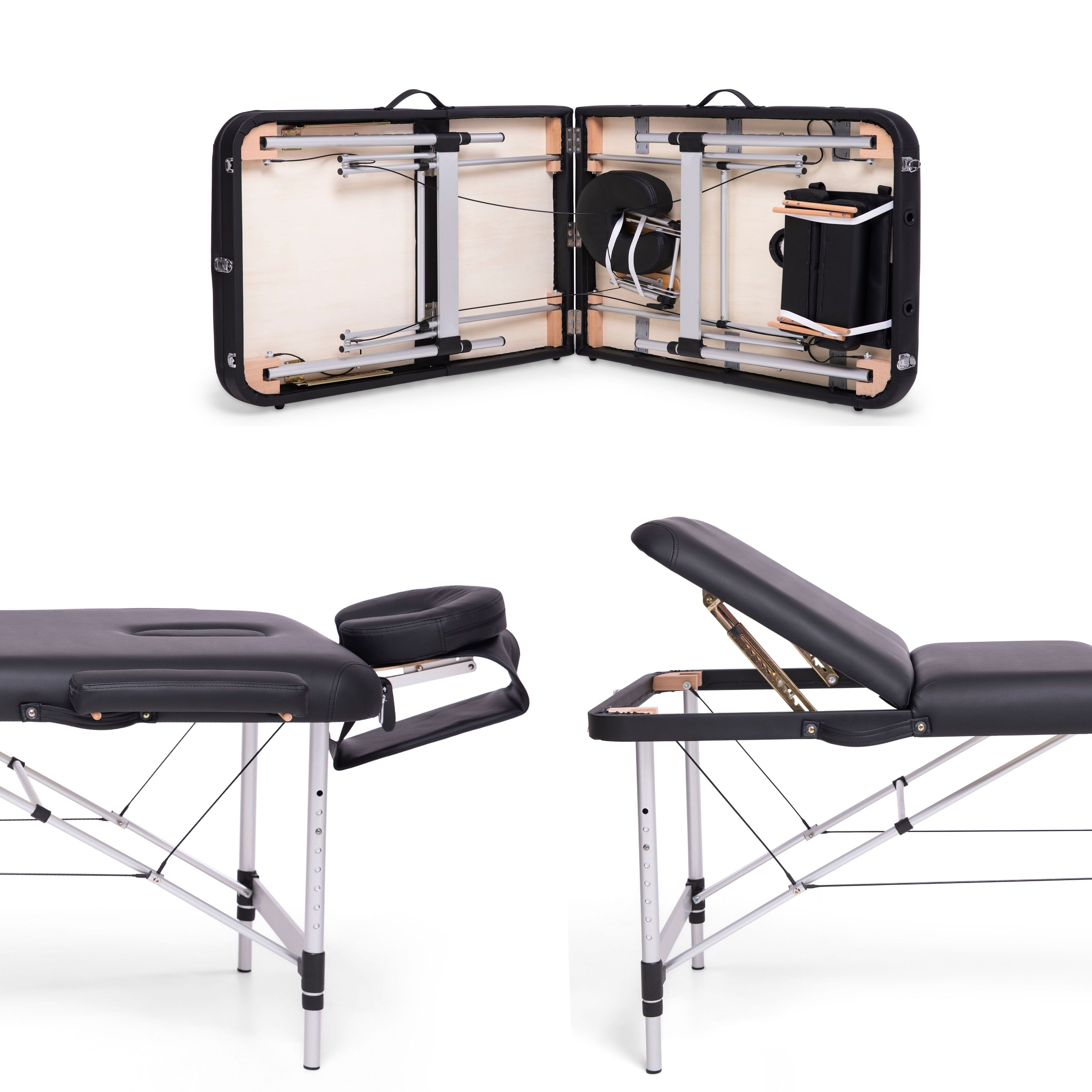 Rio MATM-EU/1.1 Professional Aluminium Massage Table &amp; Treatment Couch