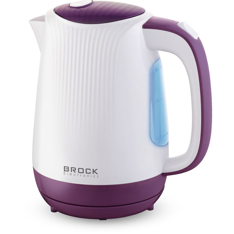 Brock WK 08 PR Electric Kettle 1.7L 2000W, White/Purple